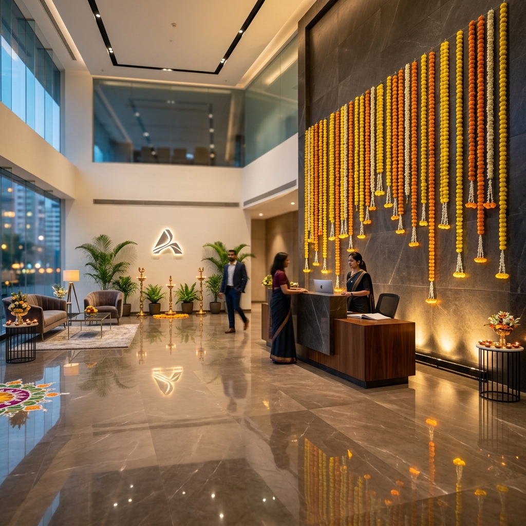 Corporate & Office Festive Decoration in Chennai: Diwali & Year-End Workspace Styling Guide