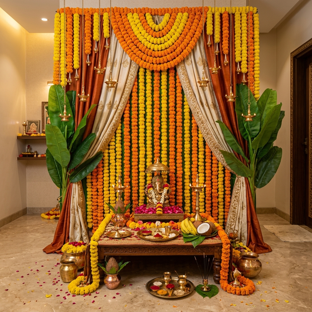 Ganesh Chaturthi decorations