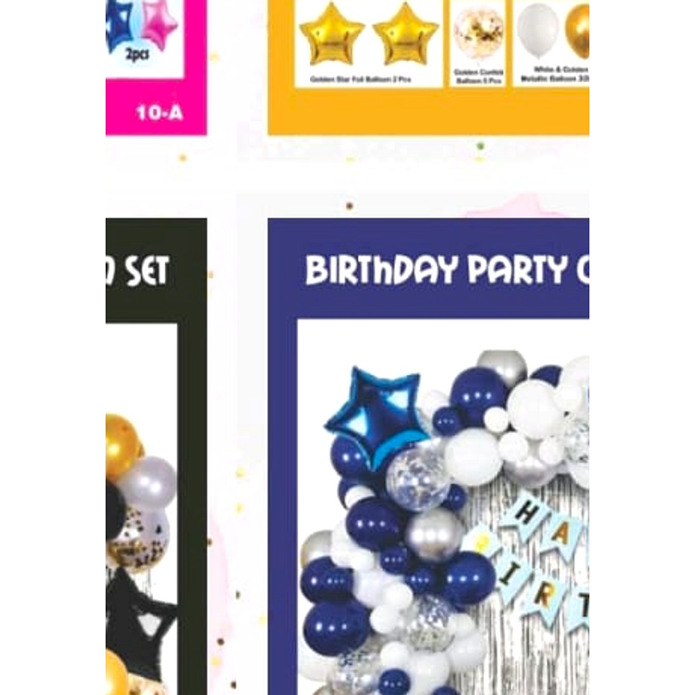 Balloon Arch Birthday Theme Package