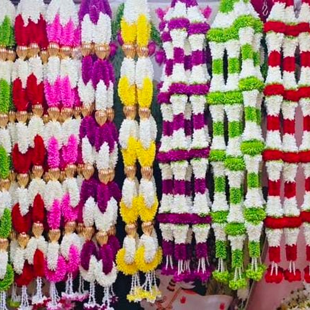 Multi-Color Mogra Flower Strings