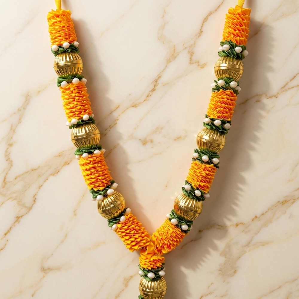 Golden Sphere Festive Pooja Mala