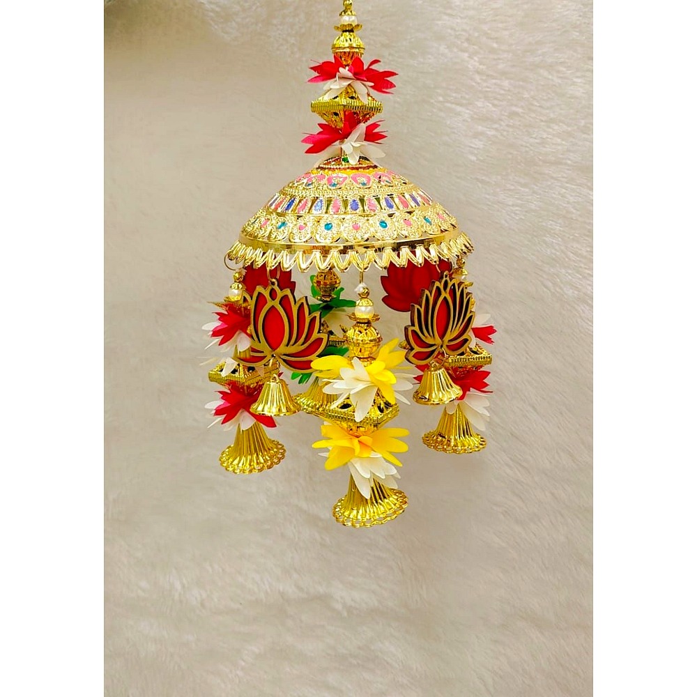 Golden Lotus Dome Jumar Chandelier