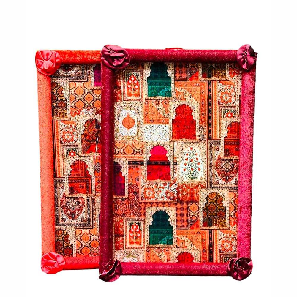 Mughal Architecture Brocade Plate