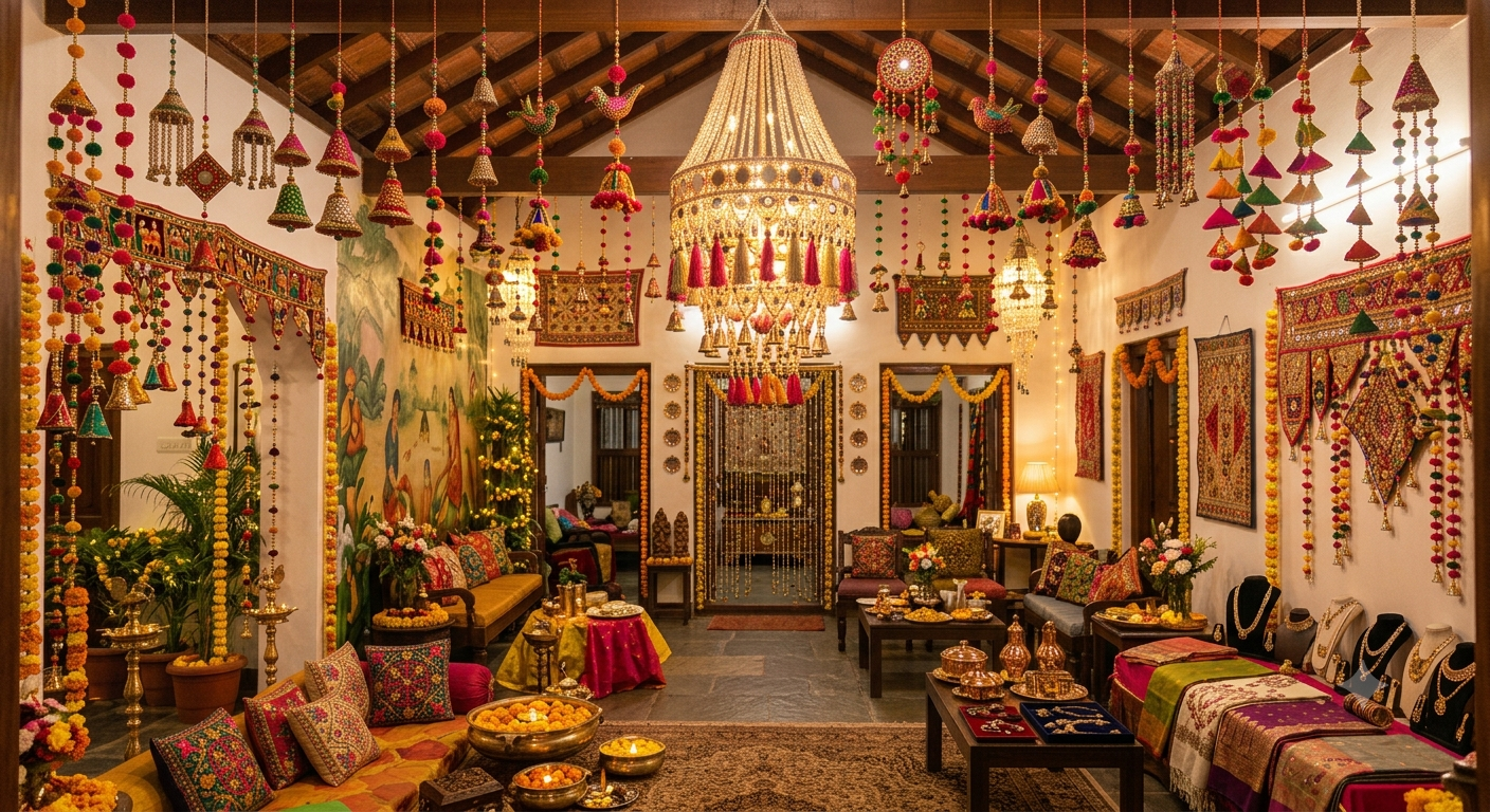 Handcrafted Wall Hanging Latkans and Bell Hangings at C2 Sons Chennai