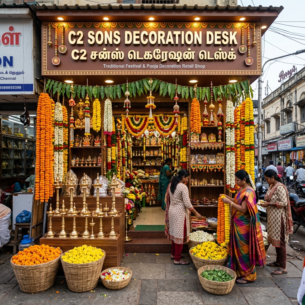 Best Decoration Shops in Chennai: Sourcing Festive & Party Decor (2026 Guide)