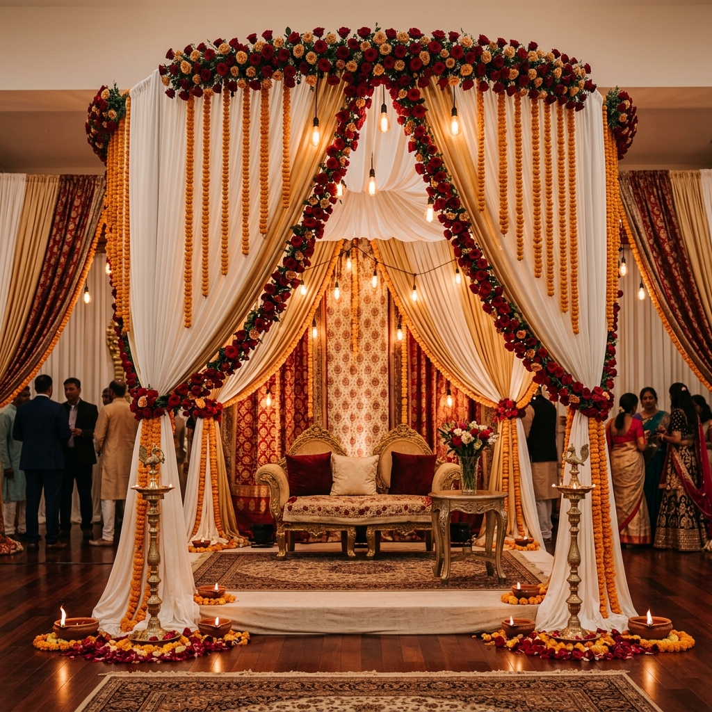Top Traditional Wedding Stage & Reception Backdrop Decoration Trends in Chennai (2026 Guide)